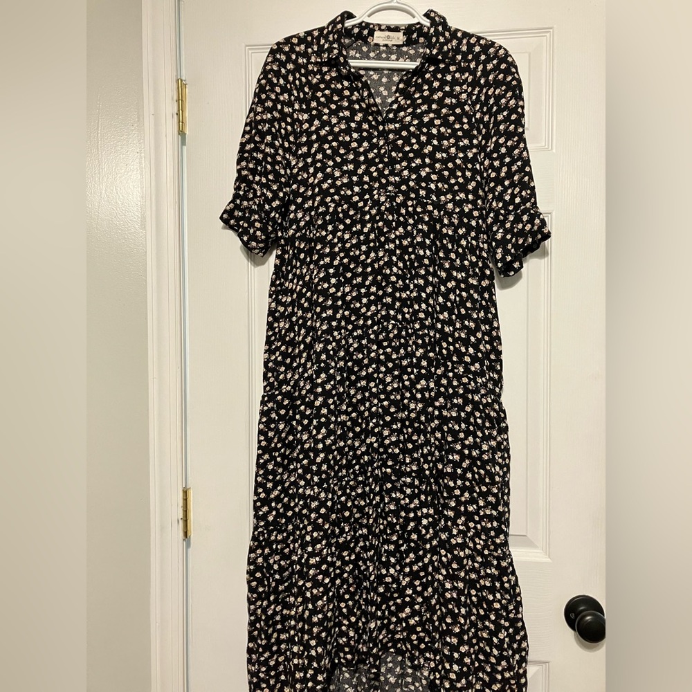 Black Floral Dress